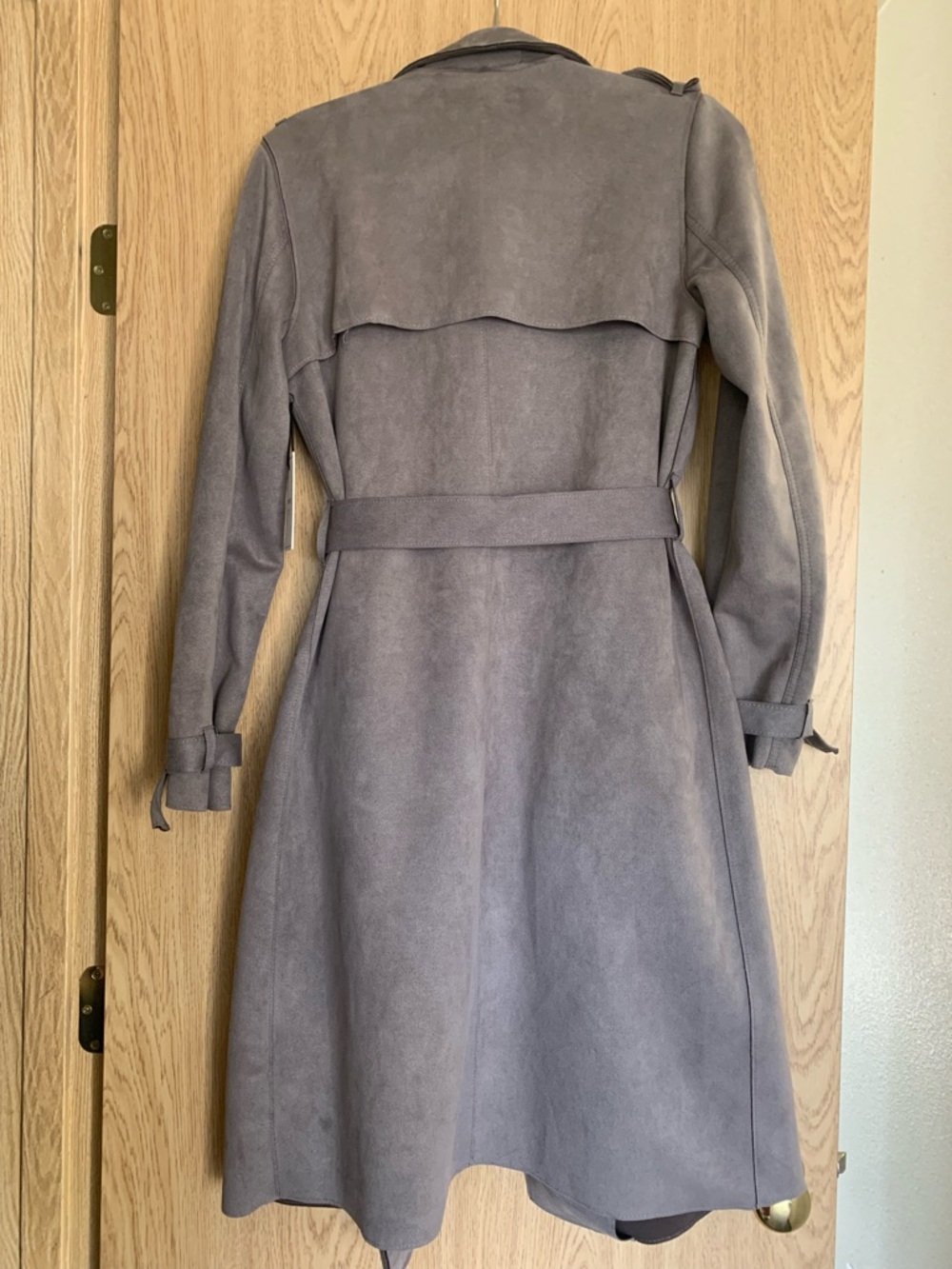 Forever 21 Grey Faux-Suede Casual Jacket - Picture 2 of 7